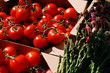 cherry tomatoes and asparagus