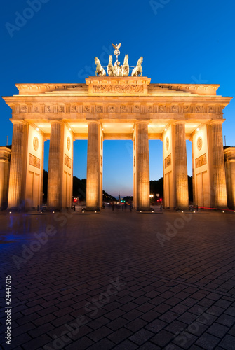 Photo: Brandenburger Tor hochkant Brandenburger Tor hochkant