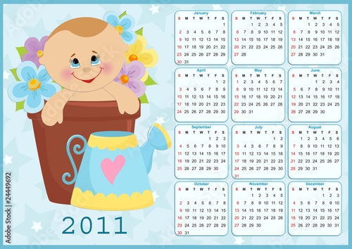 Baby Calendars on Baby S Calendar For 2011    Ety  24449692   See Portfolio