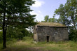 Old medieval church in forest