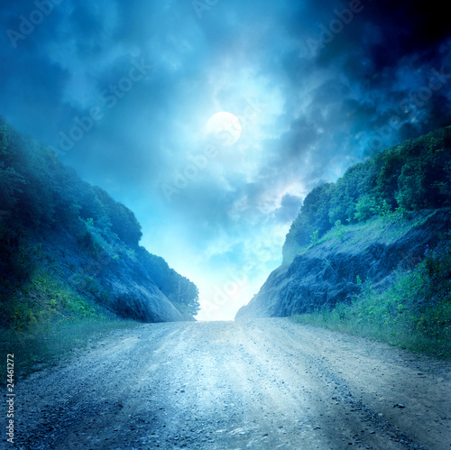 Photo: Moon road Moon road