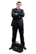 Portrait of a young adult businessman