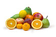 Multi Fruits isolated on white
