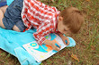 young artist drawing