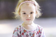 Adorable todder girl portrait