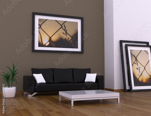 Foto: Wohnung Rendering braun Wohnung Rendering braun