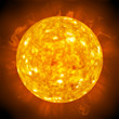 Photo en ligne au meilleur prix Fiery Glowing Sun