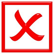 3d rejected sign
