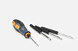 Screwdriver set of cross on a white background
