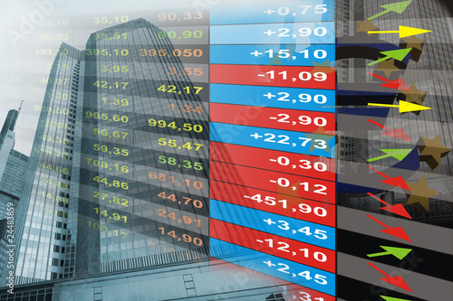 Photo: Börse und Euro Börse und Euro