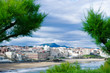 Vue primtanière de la grande plage