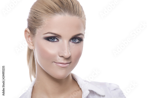 close-up portrait of a young beautiful woman close-up portrait of a young beautiful woman