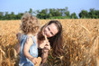 Picnic in field Picnic in field