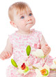 Portrait of little baby girl