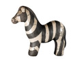 Clay Model of Zebra