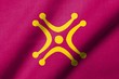 3D Flag of Cantabria - Labaro waving