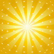Vektor: Sunburst retro background with stars Sunburst retro background with stars