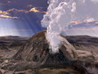 Volcano eruption