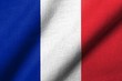 3D Flag of  France waving