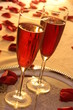 Red sparkling wine & Roses / Roter Sekt & Rosen