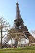 The Eiffel Tower in Paris, France.