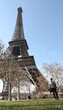 The Eiffel Tower in Paris, France.