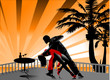 tango on the beach
