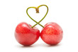 cereza corazón