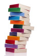 Books stacked