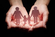 Photo en ligne au meilleur prix Family abstract in palm
