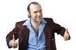 Sleazy guy two thumbs up