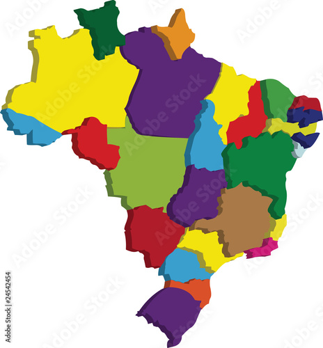 mapa do brasil por regioes. mapa do rasil por regioes.