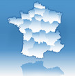 Frankreich Karte
