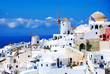 Windmill in Oia, Santorini Island, Greece