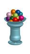 Chewing gum in the jar, object isolated, 3D,vector