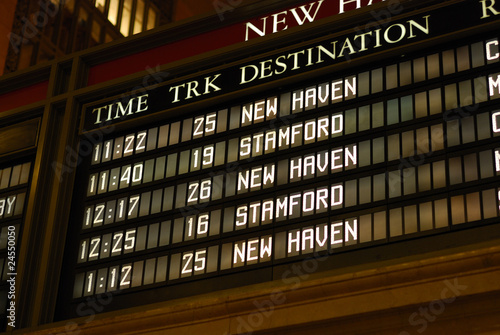 Train+timetable+board