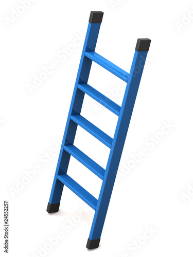 Illustration: Blue ladder Blue ladder