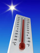 Thermometer - sehr heiß