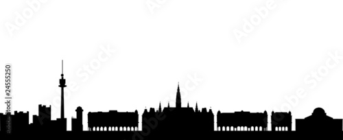 Vektor: Vienna Skyine Vienna Skyine