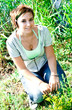 Foto: Junge Frau im Park Junge Frau im Park
