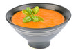 Bol de gaspacho et basilic Bol de gaspacho et basilic