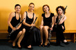 Cheerfull clarinet quartet