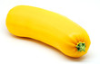 Yellow vegetable marrow on white background