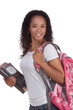 College student young African American woman