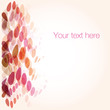 Circle abstract vector background