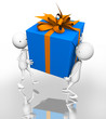 blue gift