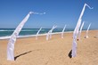 Beach flags