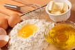 Baking ingredients. Baking ingredients.