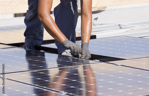 Photo: photovoltaic panels photovoltaic panels