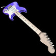 electric guitar on a black background